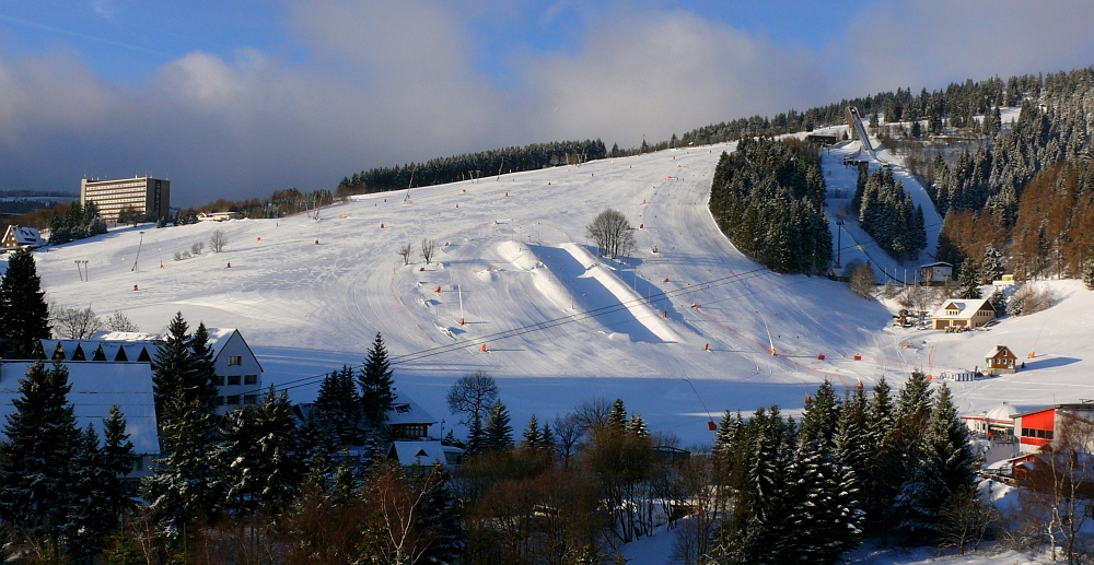 Oberwiesenthal, zentraler Skihang Foto & Bild | deutschland, europe ...