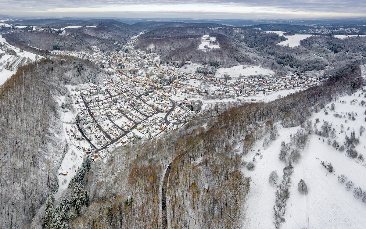 Oberwürzbach im Schnee