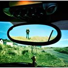 objects in rearview mirror.....