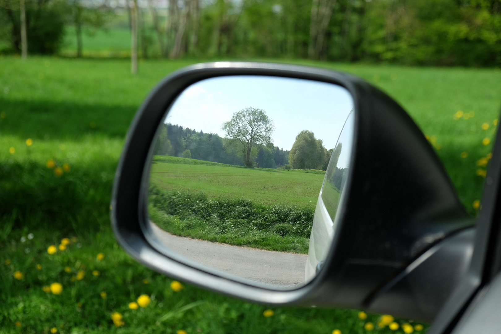 Objects in the rear view mirror... Foto & Bild natur Bilder auf