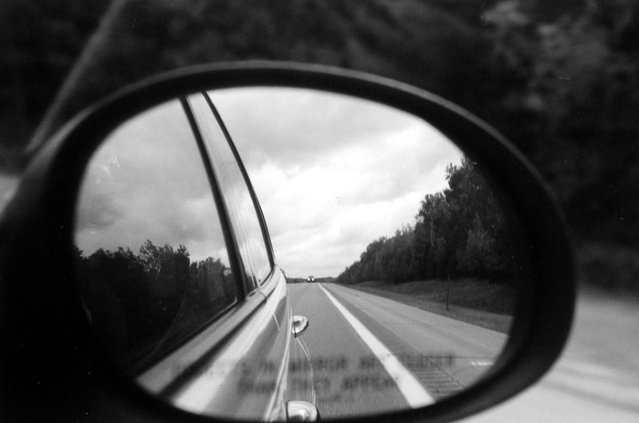 Objects in the rear view mirror appear closer than they