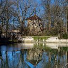 Oblatterwallturm Spiegelung