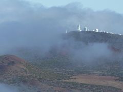 Observatorium im Nebel