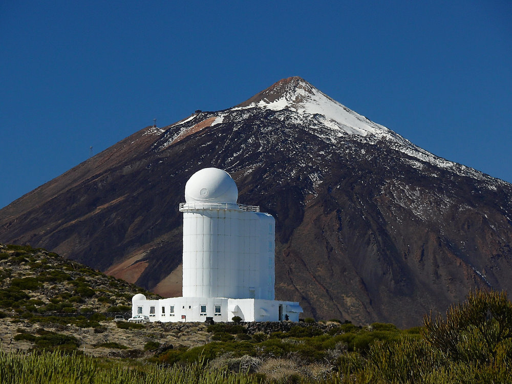 Observatorium von Izana mit Blick.......