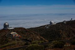 Observatoriumam am Roque de los Muchachos auf La Palma