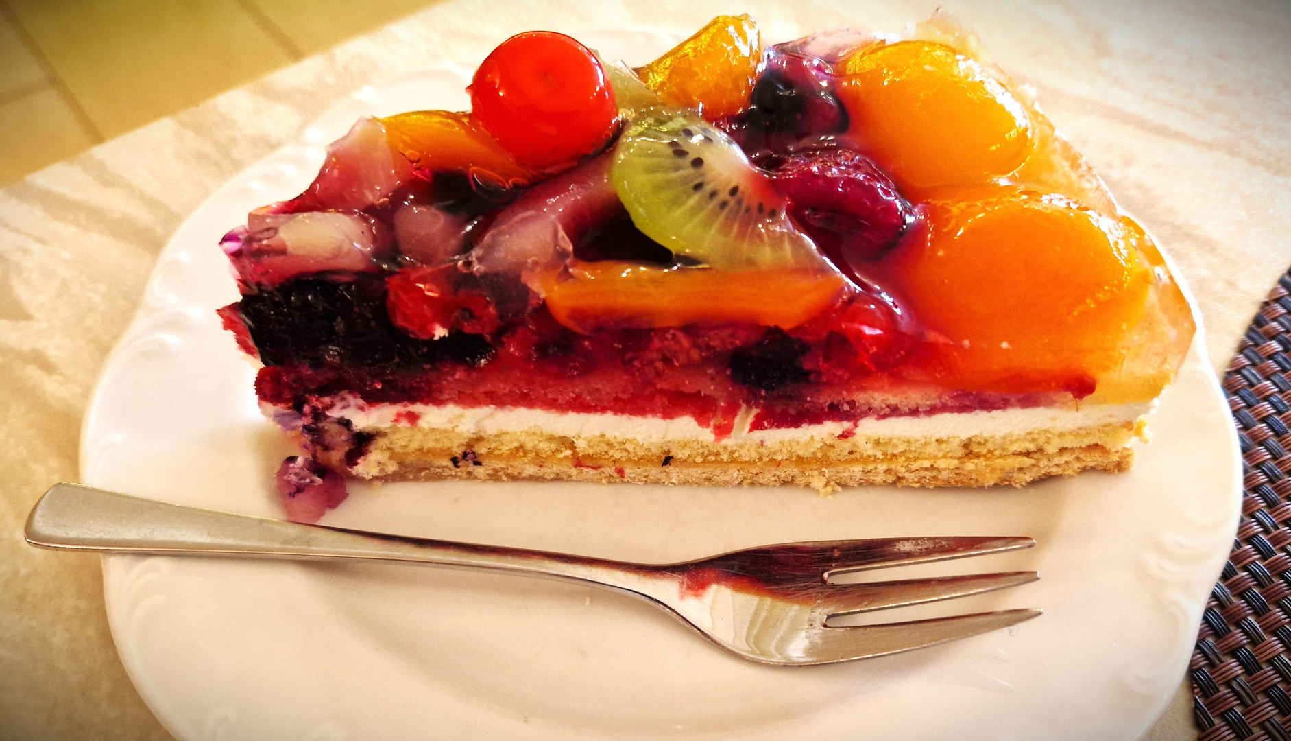 Obst-Torte.