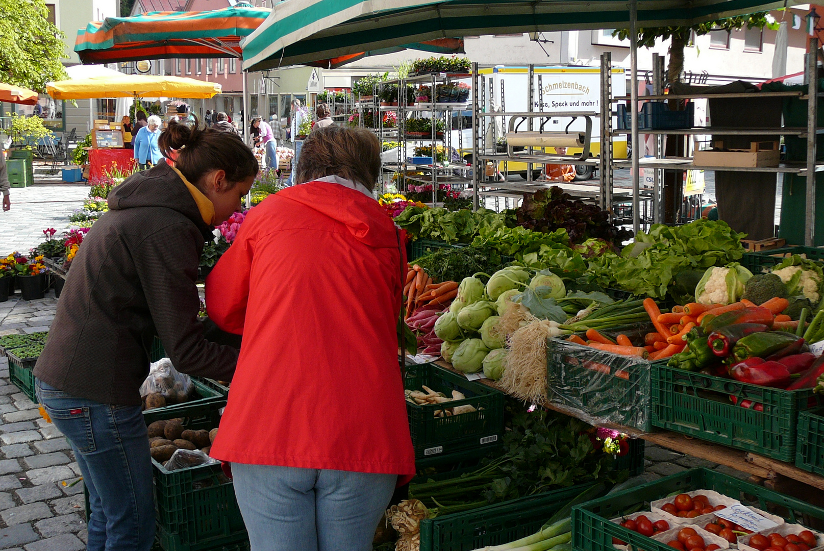 Obst und Gemüse.