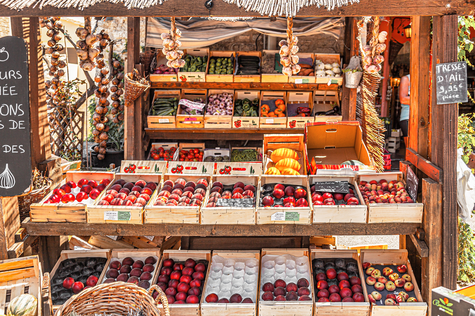 Obst- und Gemüsestand