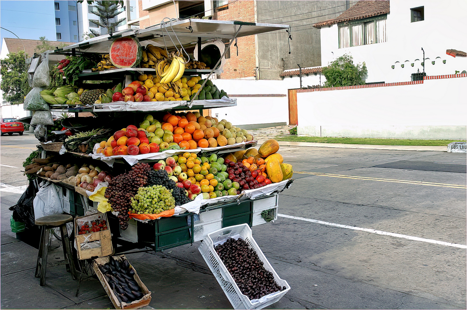 Obst- und Gemüsestand