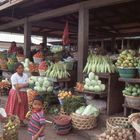 Obst- und Gemüsestand auf Bali