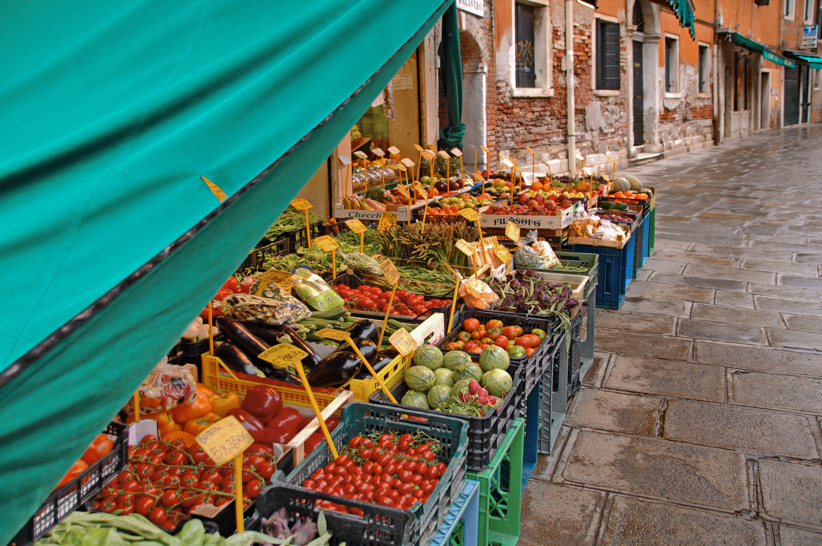 Obst- und Gemüsetag in Venedig