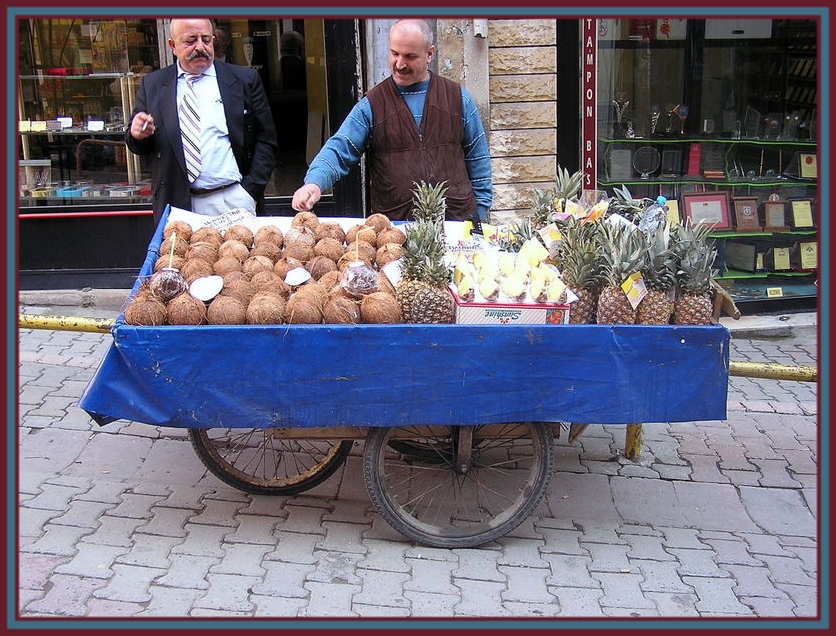 Obsthändler in Istanbul