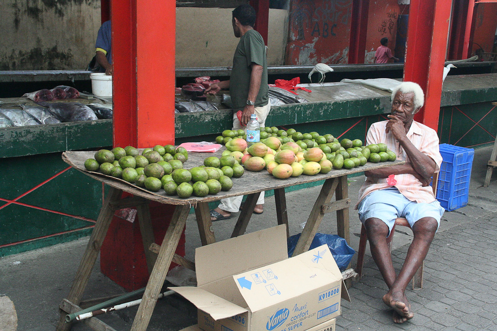 Obsthandel auf den Seychellen