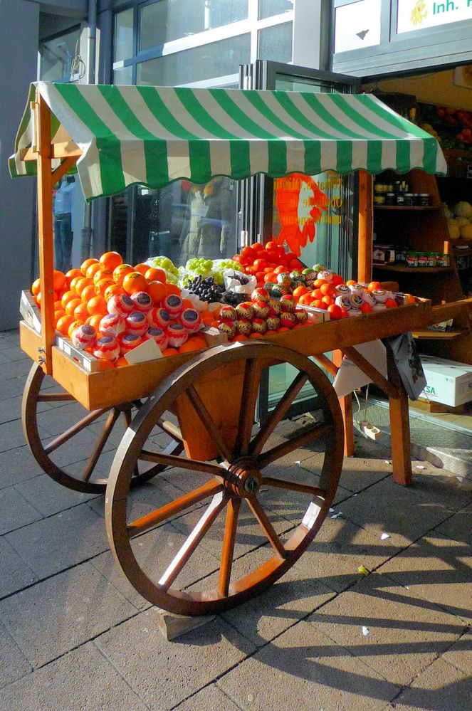 Obstkarren in Wiesbaden