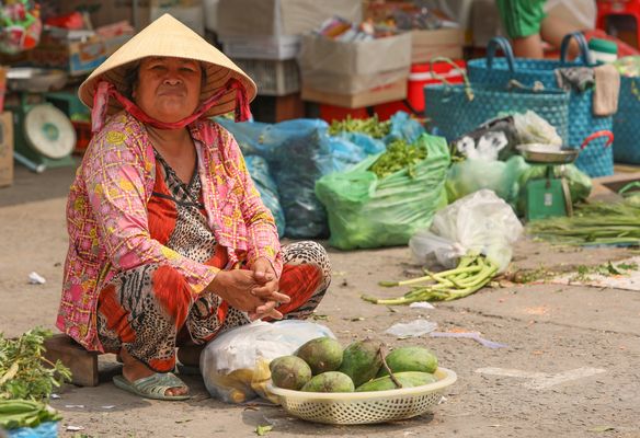 Obstmarkt in Vietnam