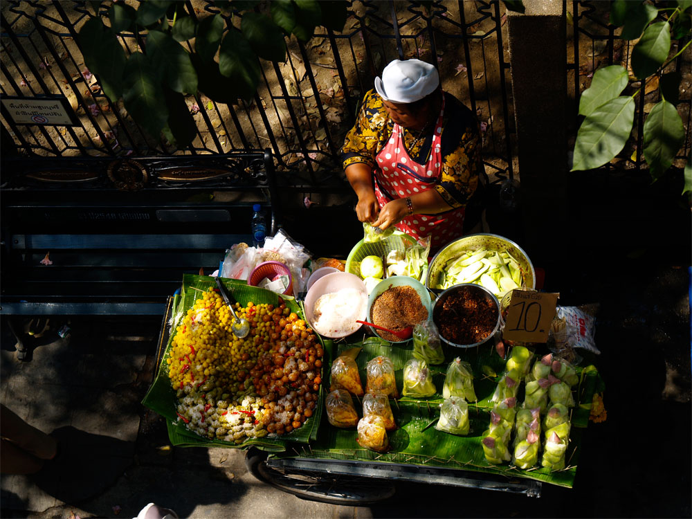 Obststand am Chaduchak-market