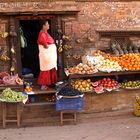 Obststand in Bhaktapur