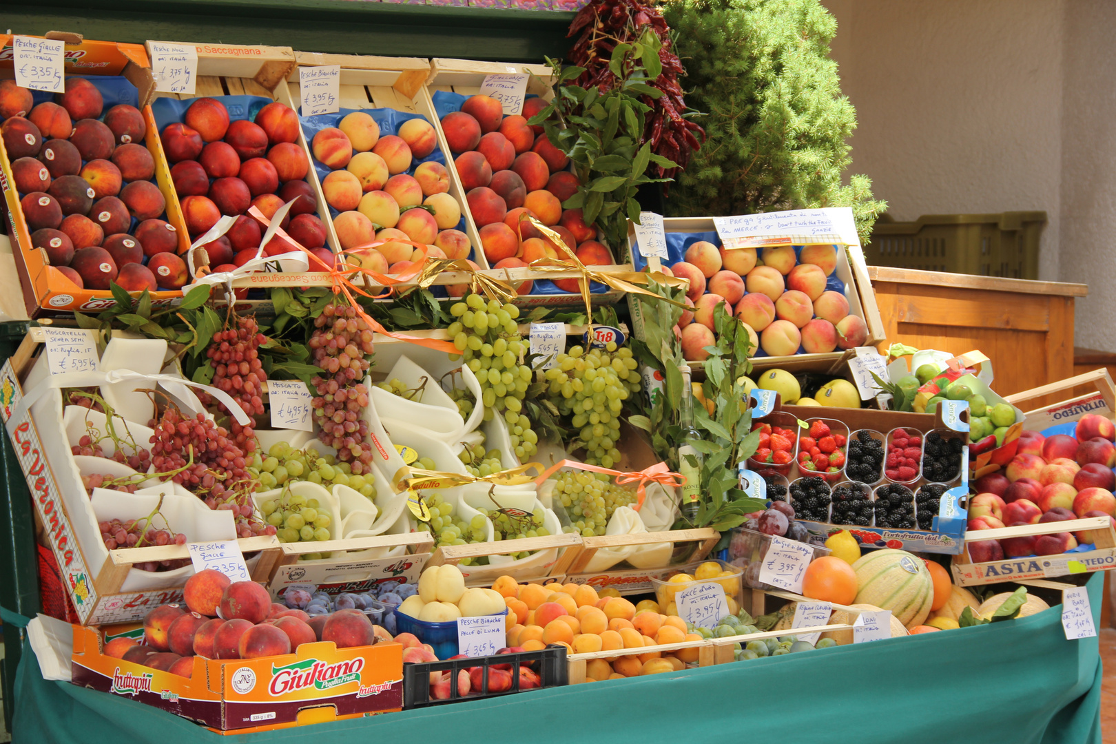 Obststand in Cortina