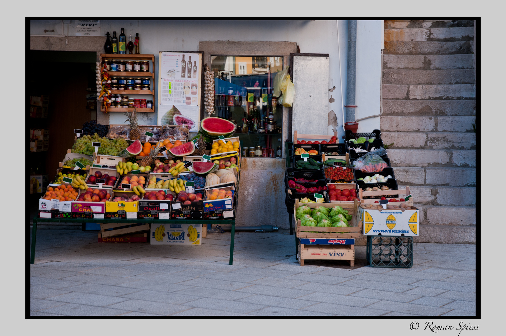 Obststand in Cres