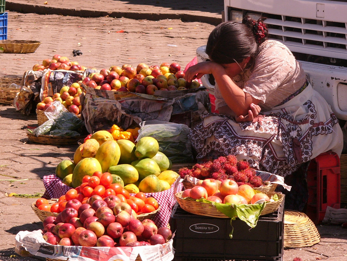 Obstverkäuferin