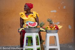 Obstverkäuferin in Cartagena