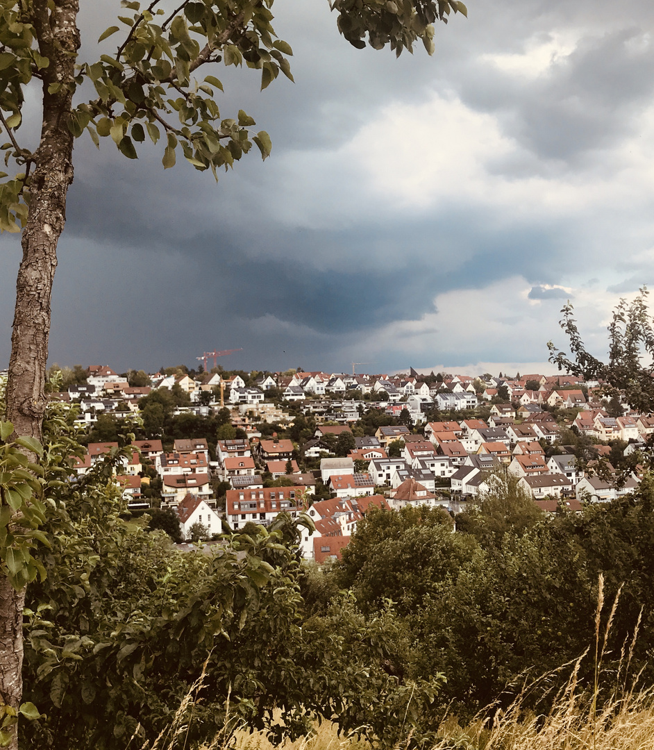 obwohl der Himmel zürnte,