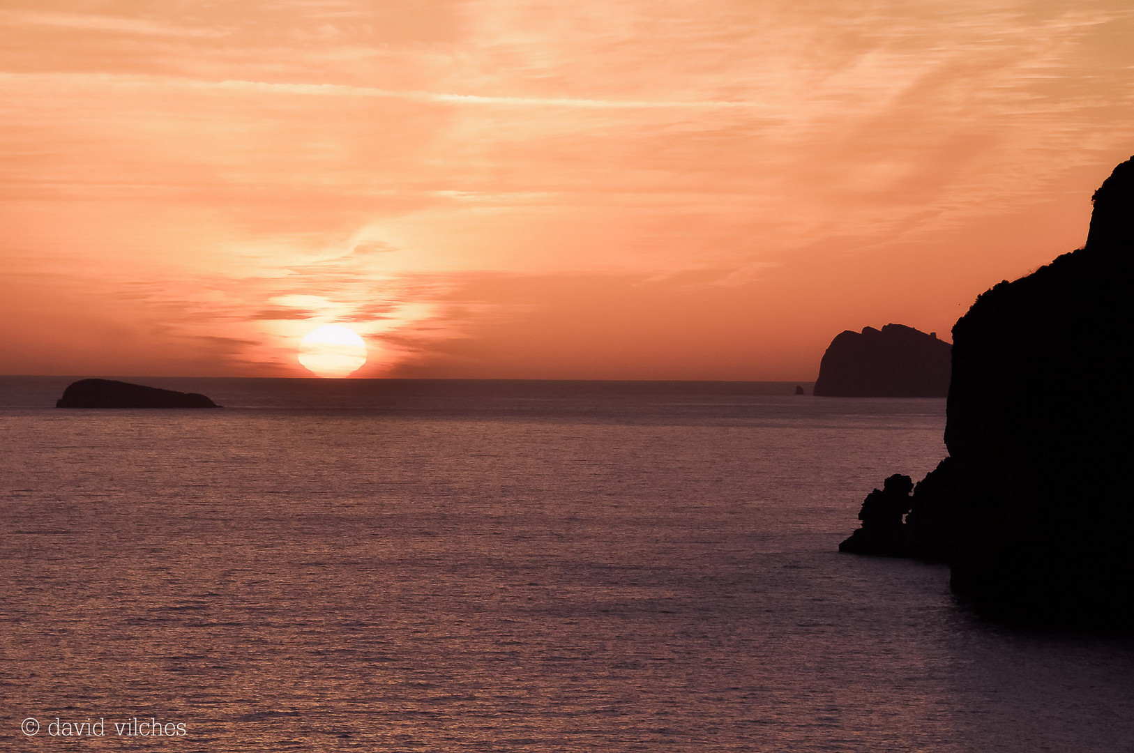 ocaso desde Positano