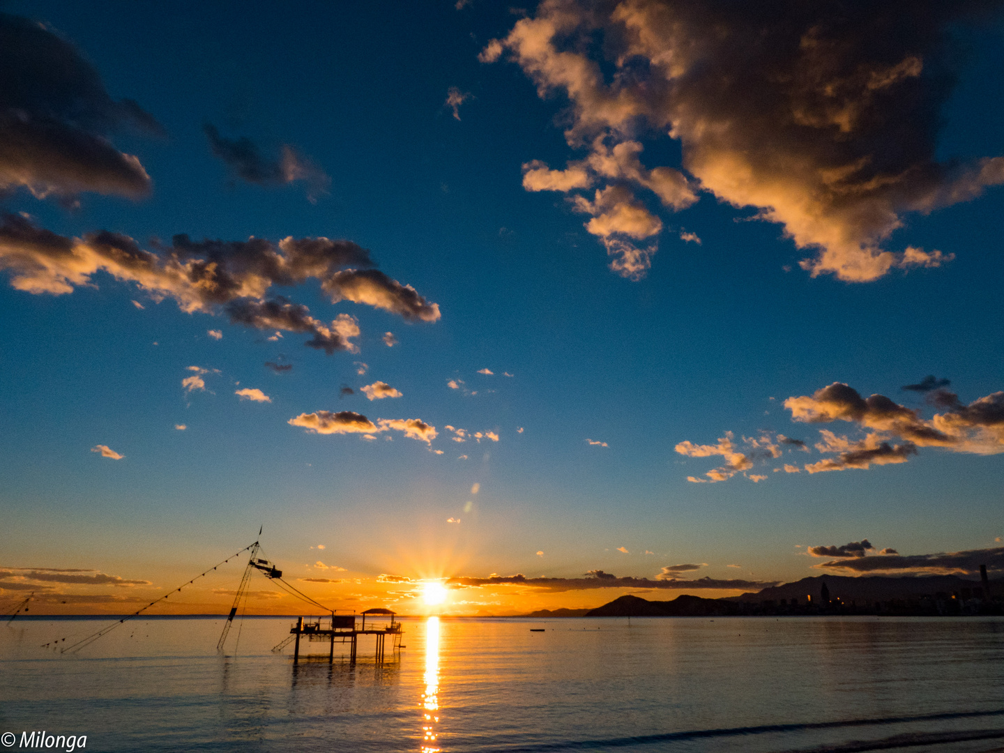 Ocaso en el levante español