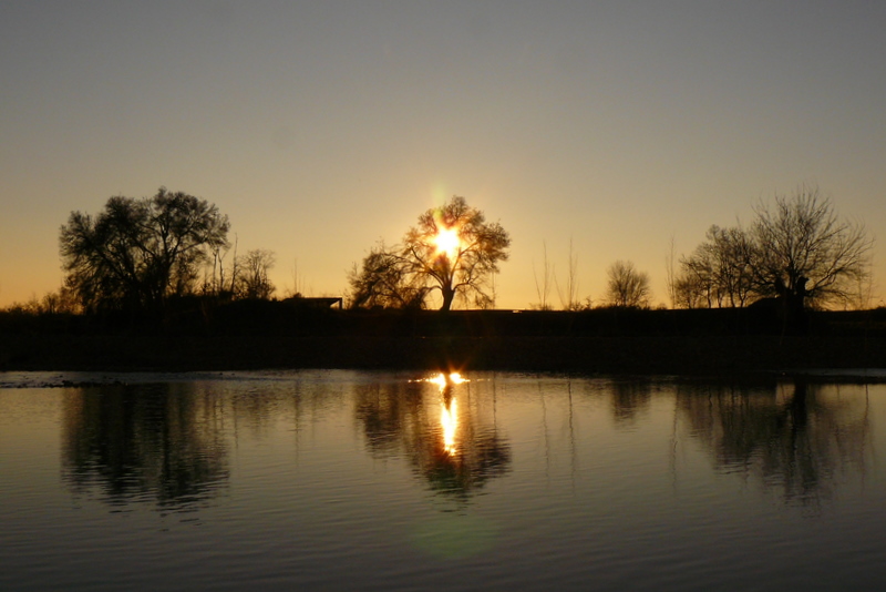 ocaso en el tenebrilla