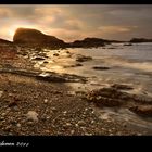 Ocaso en Faro Vidio, Asturias