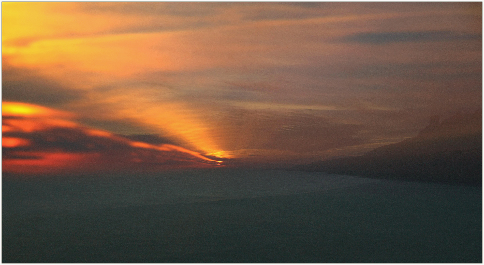 Ocaso en Nerja