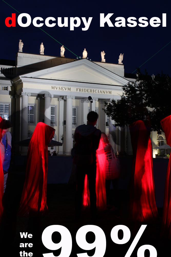 Occupy Kassel Documenta - Time guards Manfred Kielnhofer