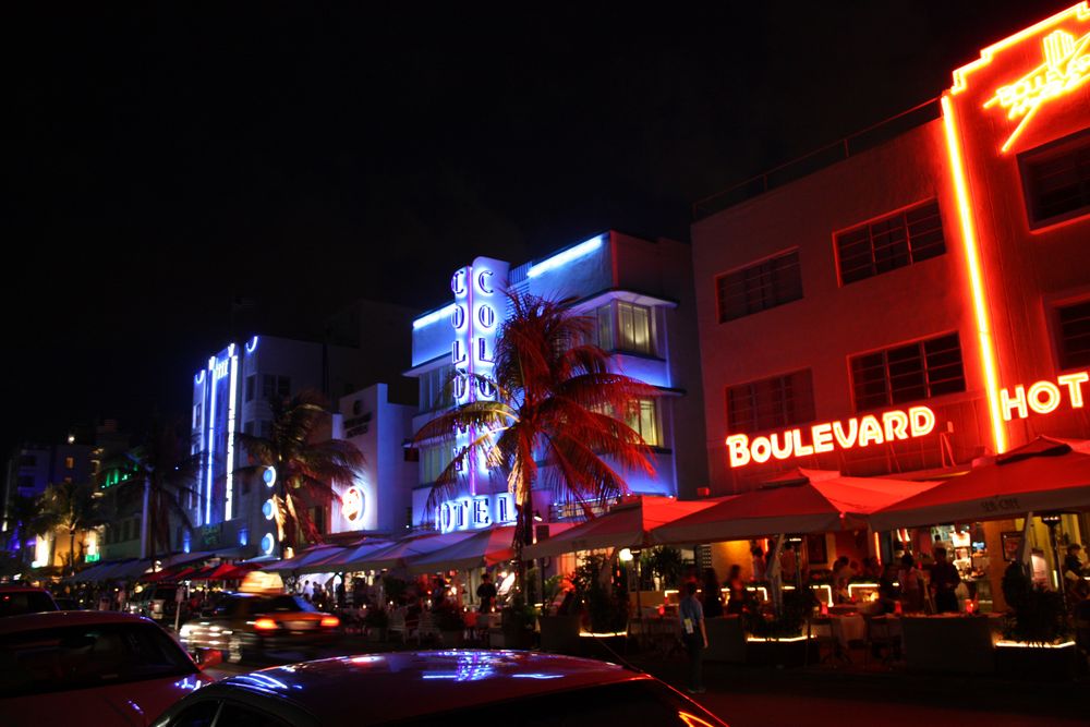 Ocean Drive Foto & Bild architektur, architektur bei nacht, motive