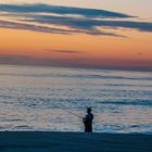 Ocean Fishing at Sunrise