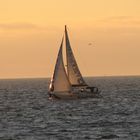 Ocean sunset in Vina del Mar, Chile