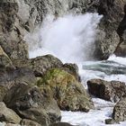 Ocean Wave Explodes on the Rocks