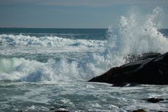 ocean waves in Newport