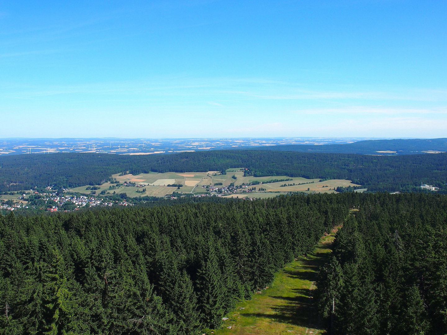 Ochsenkopf - Blick vom Asenturm