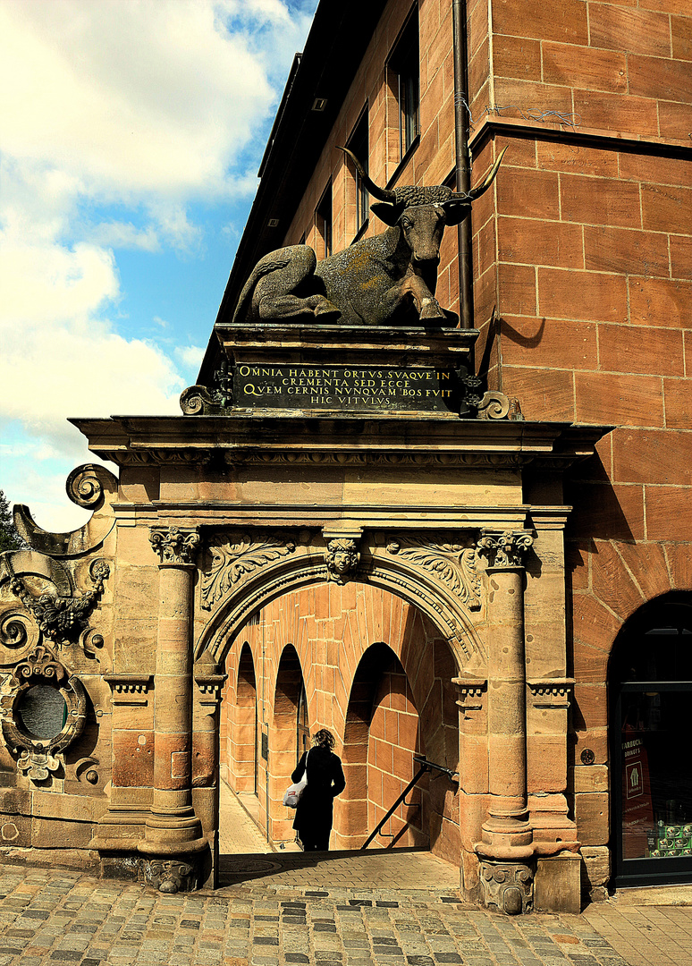 Ochsenportal auf der Fleischbrücke