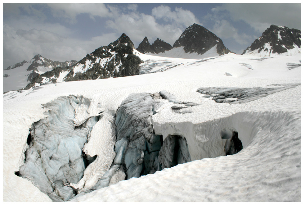 Ochsentaler Gletscher mit Piz Buin