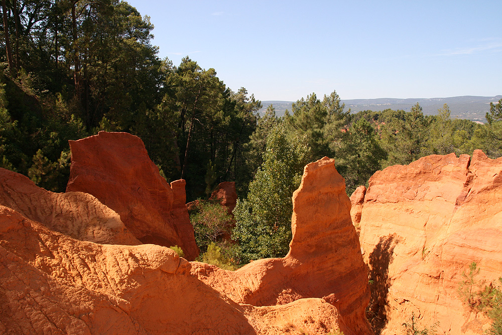 Ockerbrüche in Roussillon