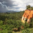 ockerfarbene Felsen von Roussillon