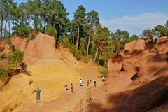 Ockerfelsen bei Roussillon 