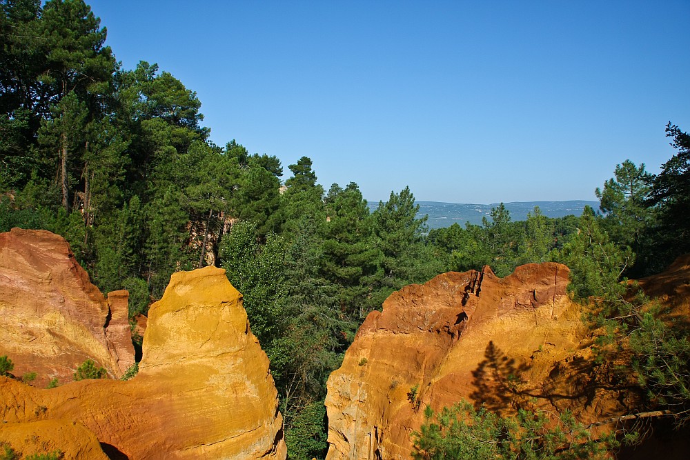 Ockerfelsen bei Roussillon