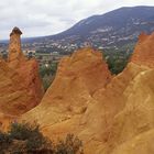 Ockerfelsen bei Roussillon ( Südfrankreich)