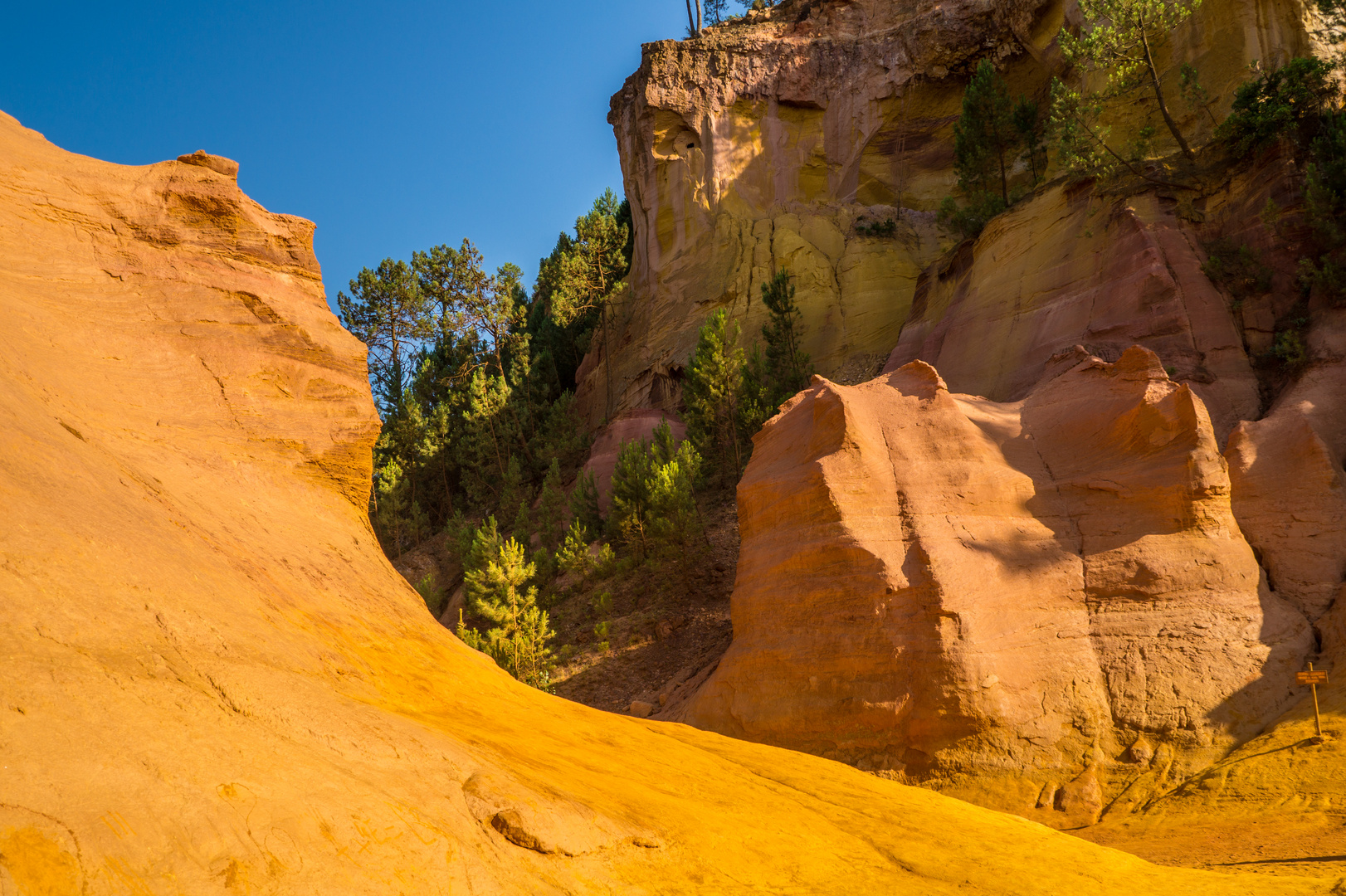 Ockerfelsen Rousillon Provence