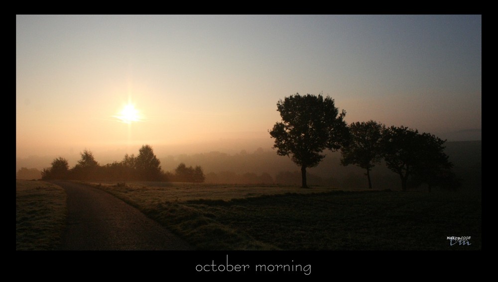 october morning