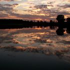 October sky&lake