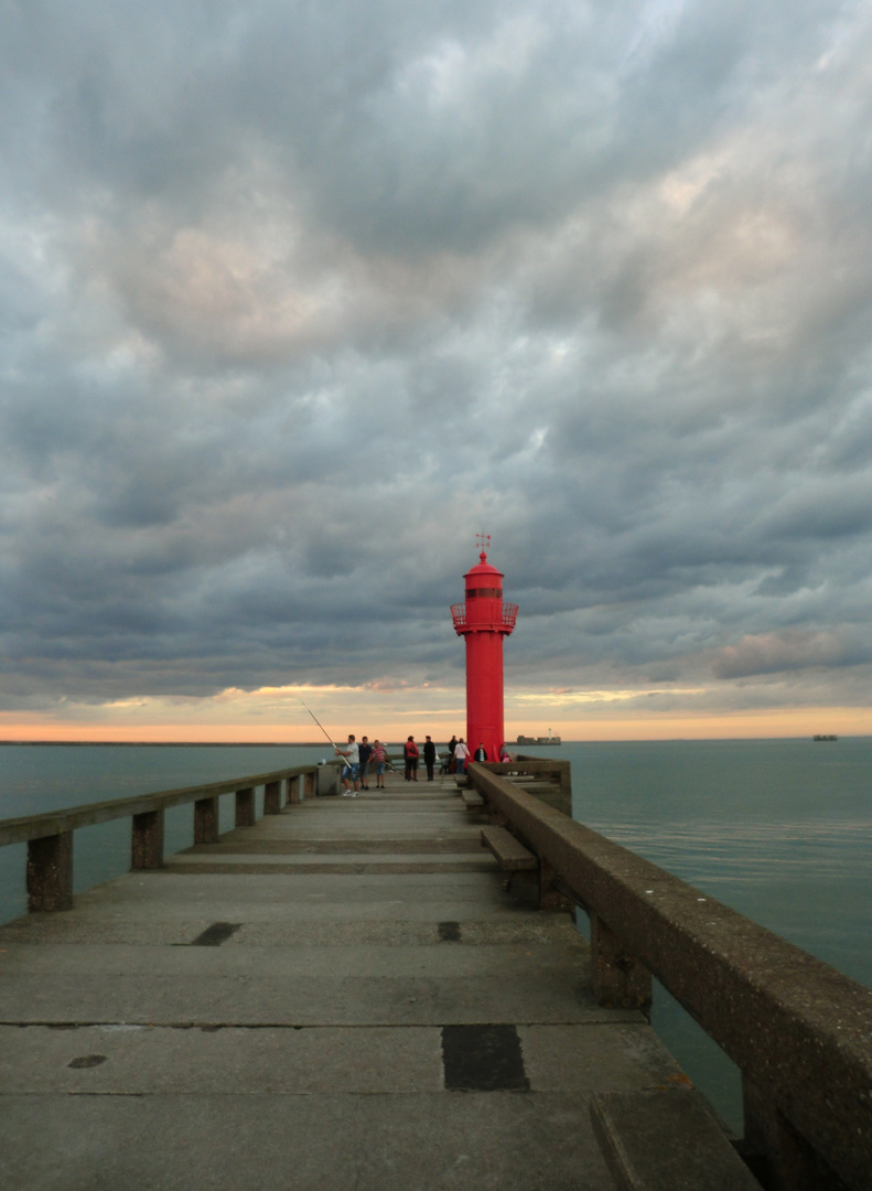 Octobre au-dessus de la digue de Boulogne/Mer