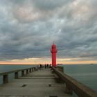 Octobre au-dessus de la digue de Boulogne/Mer